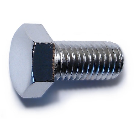 Midwest Fastener Class 8.8, M12-1.75 Hex Head Cap Screw, Chrome Plated Steel, 25 mm L, 5 PK 79981